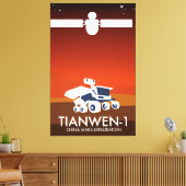 Tianwen-1 Chinese ruimtekunst Canvas Afdruk (Insitu (Woonkamer))