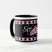 Tiara 50th Birthday Mok (Voorkant links)
