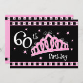 Tiara 60th Birthday Kaart (Voorkant / Achterkant)