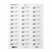 Tiara Afstuderen Return Address Labels (Full Sheet)