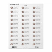 Tiara Afstuderen Return Address Labels (Full Sheet)