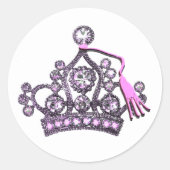 Tiara Afstuderen Stickers (Voorkant)