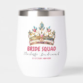 Tiara Bruid Squad Bruidsmeisje Naam Bachelorette (Voorkant)