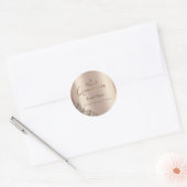 Tiara Diamanten Cooper Quinceañera Ronde Sticker (Envelop)