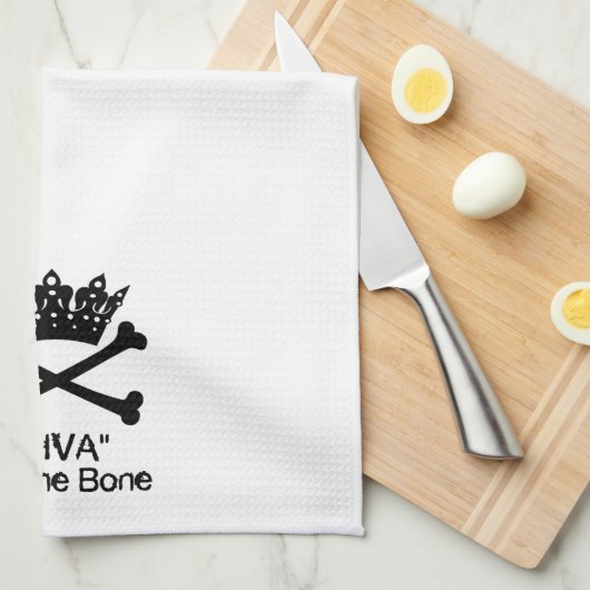 "Tiara "DIVA aan de botte" Theedoek (Quarter Fold)