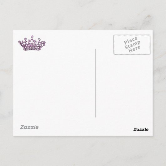 Tiara en Pareltjes briefkaarten (Achterkant)