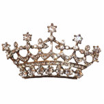 Tiara en Pareltjes sculptuur Staand Fotobeeldje<br><div class="desc">Majestic Tiara Sculpture - Gem of a gift for any Diva! Dit zijn fantastische prijzen,  feestdagen of topjes van taart! Bekijk alle tiara design!</div>