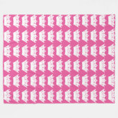 "Tiara" Fleece Blanket (Voorkant (Horizontaal))