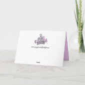 Tiara Gefeliciteerd Afstuderen kaarten! Kaart (Achterkant)