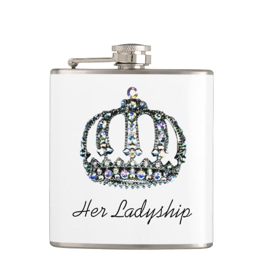 Tiara: "Haar Ladyship" Heupfles (Voorkant)
