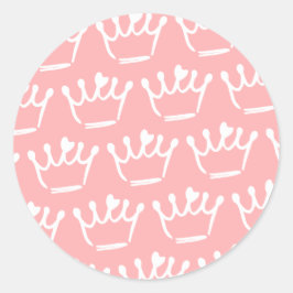 Tiara-illustraties Ronde Sticker
