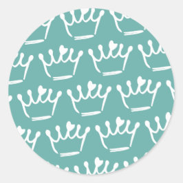 Tiara-illustraties Ronde Sticker