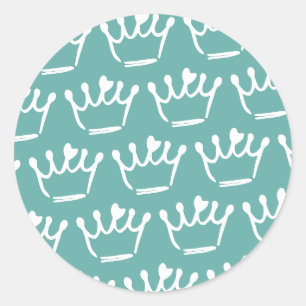 Tiara-illustraties Ronde Sticker