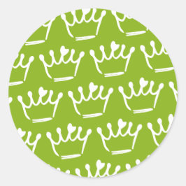 Tiara-illustraties Ronde Sticker