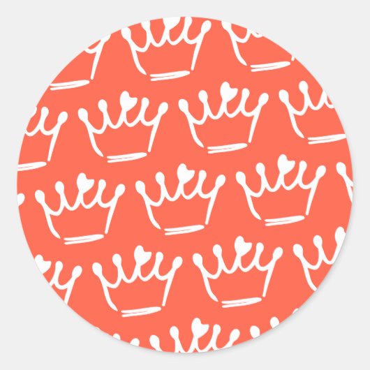 Tiara-illustraties Ronde Sticker (Voorkant)