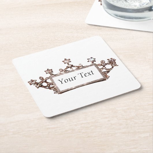 Tiara Kartonnen Onderzetters (Schuin)