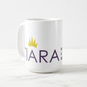 Tiara Logo Coffee Mok (Voorkant links)