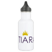 Tiara Logo Small Stainless Steel Water Fles (Links)