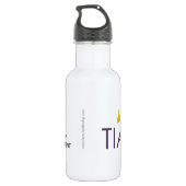 Tiara Logo Small Stainless Steel Water Fles (Achterkant)