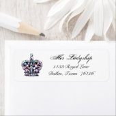 Tiara Pareltjes Return Address Labels (Insitu)