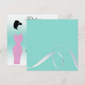 Tiara Party Fabulous and 13 13th Birthday Party Kaart (Voorkant / Achterkant)