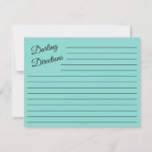 Tiara Party Kitchen Vrijgezellenfeest Recipe Kaart (Achterkant)