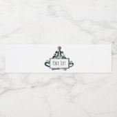 Tiara personaliseren waterfles etiket (Enkel label)