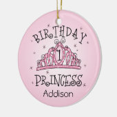Tiara Princess 1st Birthday Keepslag Ornament (Links)