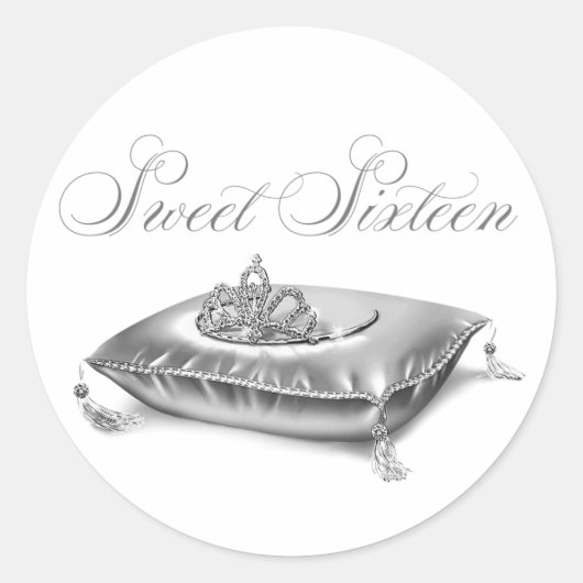 Tiara Princess Sweet Zestien Stickers (Voorkant)