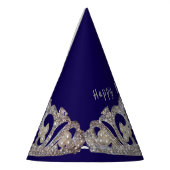 Tiara Print New Year Party Hat Feesthoedjes (Links)
