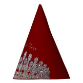 Tiara Print Nieuwjaar Feesthoed Feesthoedjes (Rechts)