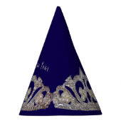 Tiara Print Nieuwjaarsfeesthoed Feesthoedjes (Rechts)