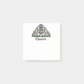 Tiara Queen Crown Post-it® Notes (Voorkant)