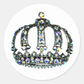 Tiara Ronde Sticker (Voorkant)