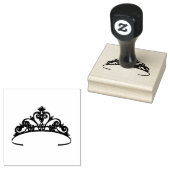 Tiara Stamp Rubberstempel (Gestempeld)