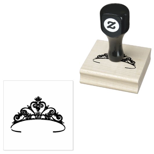 Tiara Stamp Rubberstempel (Gestempeld)