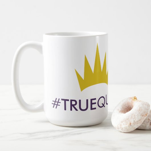 Tiara #TRUEQUEEN Coffee Mok (Met donut)