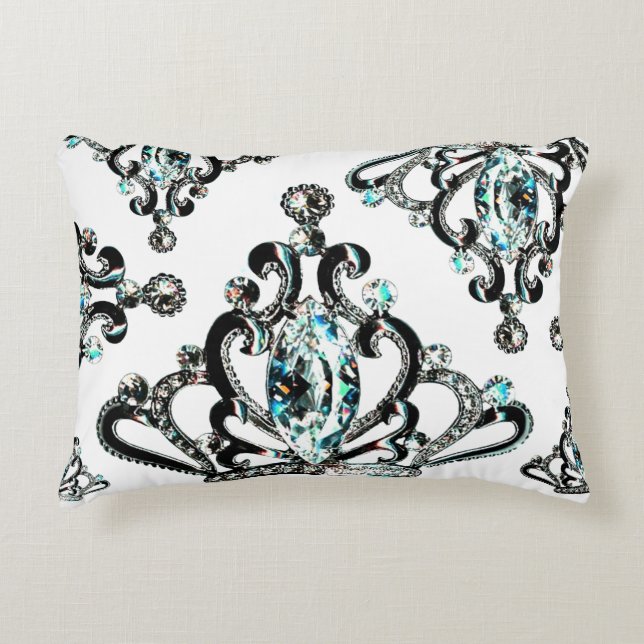 "Tiaras" Accent Pillow Accent Kussen (Voorkant)