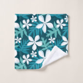 TIARE (BLAUWGROEN) BAD HANDDOEK (Wasdoekje)