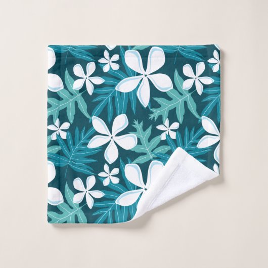 TIARE (BLAUWGROEN) BAD HANDDOEK (Wasdoekje)