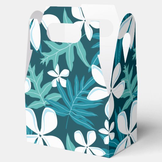 TIARE (BLAUWGROEN) BEDANKDOOSJES (Geopend)