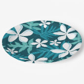 TIARE (BLAUWGROEN) PAPIEREN BORDJE (Gekanteld)