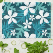 TIARE (BLAUWGROEN) THEEDOEK (Gevouwen)