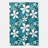 TIARE (BLAUWGROEN) THEEDOEK (Verticaal)