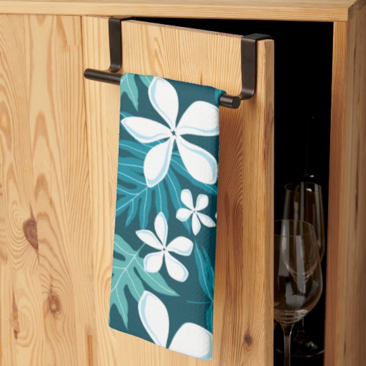 TIARE (BLAUWGROEN) THEEDOEK (Derde Gevouwen)