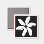 Tiare bloemenmagneet magneet (Voorkant / Achterkant)