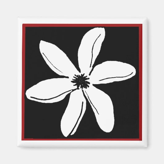 Tiare bloemenmagneet magneet (Voorkant)