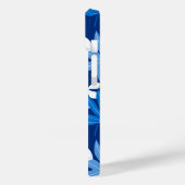 TIARE (BLUE) Hoesje-Mate iPhone CASE (Achterkant / Links)