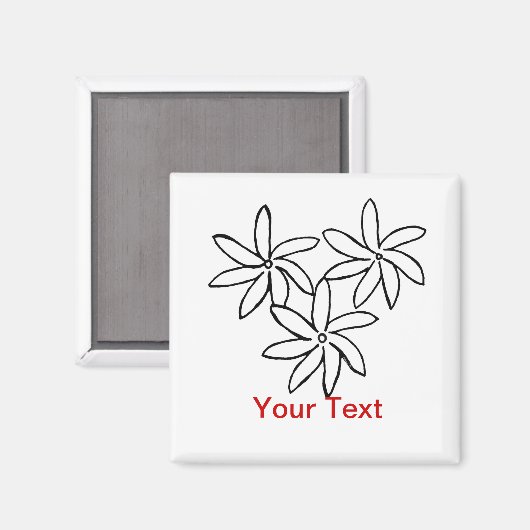 Tiare Flowers Magnet (Voorkant / Achterkant)