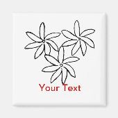 Tiare Flowers Magnet (Voorkant)